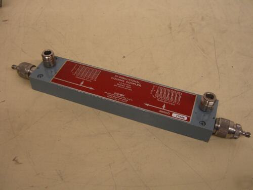 Narda 3022 dual directional coupler, 1 - 4 ghz, 20 db
