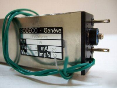 Sodeco TCEZ5E 4 digit reset impulse counter TCEZ4ERZ n
