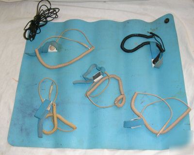Static mat with strap + 5 wrist straps