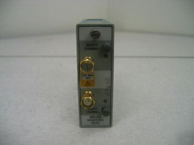 Tektronix sd-22 is a 12.5 ghz, used sampling head.