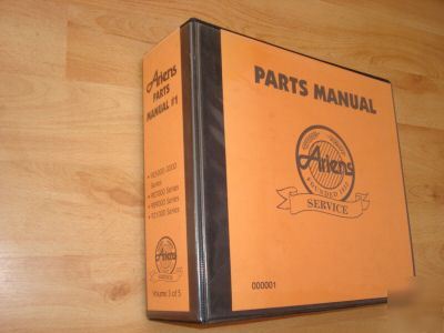 Ariens parts manual - emperor tractor and attachments