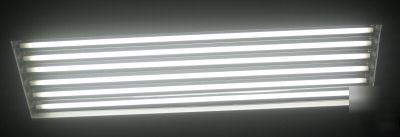 New (6) 6 lamp T8 fluorescent / multi-tap t 8