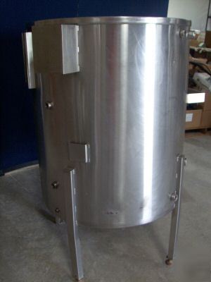 165 gallon 316 stainless steel mixer tank