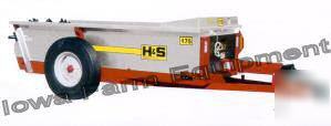 H&s 175 bu pto drive, pto driven manure spreader