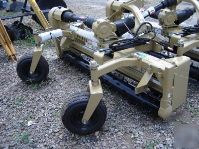 Land pride PR1672 tractor powered rake for landscaping