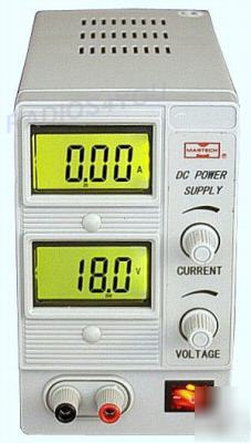 Mastech linear variable dc power supply 0-18 v @ 0-3 a
