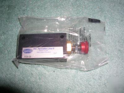 New fabco-air fcb-18 pneumatic / hydraulic needle valve