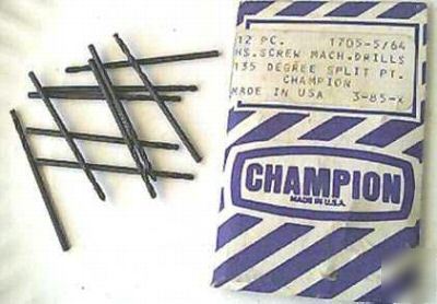 New usa made 5/64 stub length drill bits 10 pack