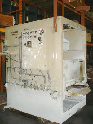 Rotomax centrifugal disc finisher, roto screener