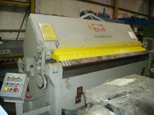 Used dreis & krump box & pan power leaf brake 96