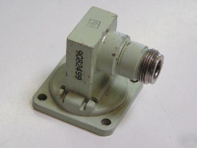 Wr-90 to type n 8.2 to 12.4 ghz waveguide adapter