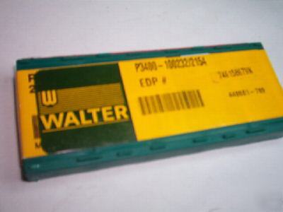  10 walter indexable tooling carbide inserts