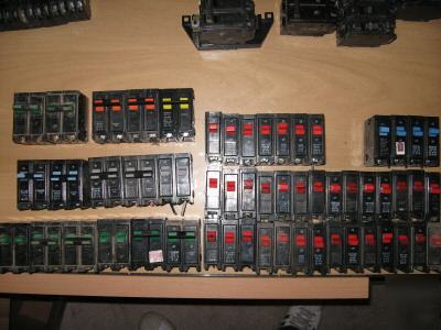 55 bryant br 2 pole 1 pole breakers 70A 60A 50A 40A 