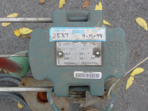 Automatic submersible pump, zoeller m-161C 110V 1/2 hp.
