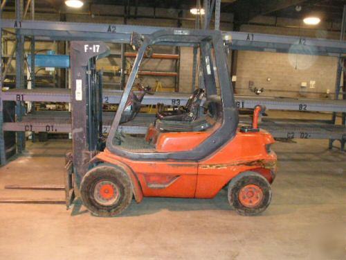 Baker linde 14 ft lift fork lift 3 cyl diesel 