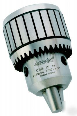 Ball bearing drill chuck w/key 3/16-1