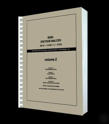 Hp - agilent 8566A service manual vol 2 - adjustments