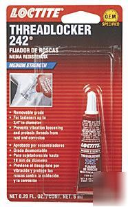 Loctite 242 threadlocker medium strength - 6ML #37418