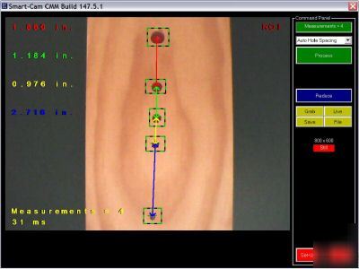 Smart-cam cmm on-screen measurement software