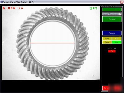 Smart-cam cmm on-screen measurement software