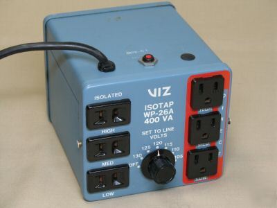 Viz isotap # wp-26A ~ isolation xfmr ~ must see