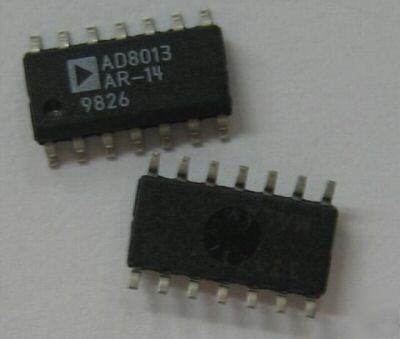 10PCS p/n AD8013AR14 ; trpl lo pwr video op amp