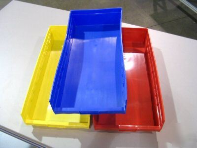8020 shelf bin 23.625 x 11.125 x 4 red 2595 r