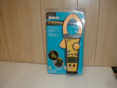 Ideal clamp digital multimeter 61-772 with case leads