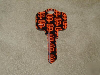 KW1 san francisco giants baseball key blank