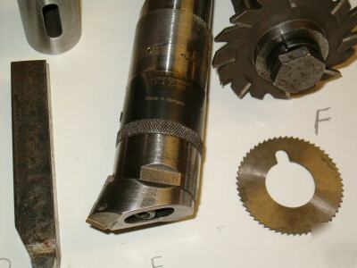 Lot home made cutter and boring bar