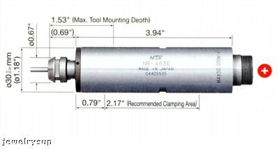 Nsk E3000 series ceramic bearing spindle -453E 1.18